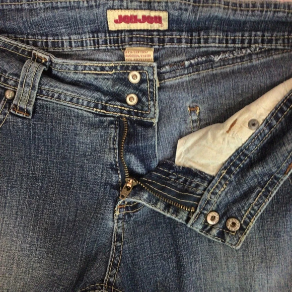 Jou Jou Boot Cut Medium Wash Blue Denim Jeans - Size 9/10 - Picture 8 of 10